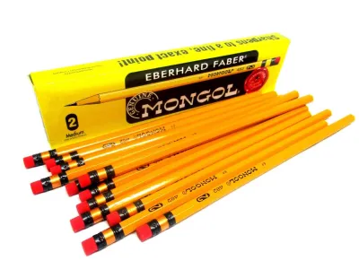 MQB-02 1box/12pcs MONGOL OCTAGON PENCIL EBERHARD FABER (#2medium)