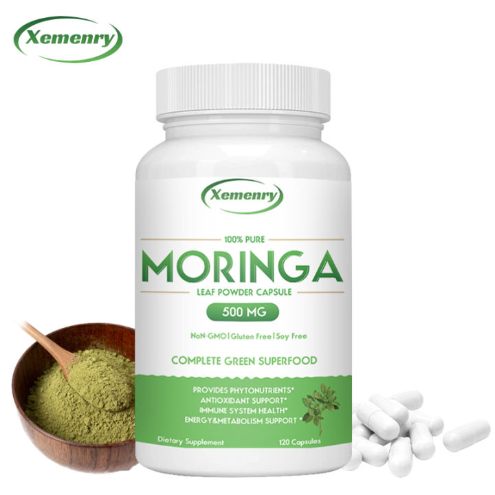 Moringa Capsules - Organic Moringa Supplement na gawa sa Moringa Leaf ...