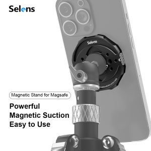 Selens Sution ที่ยึด PTZ โทรศัพท์ถ่ายภาพอะลูมินัมอัลลอยแท่นค้ำสามขาขาตั้งสำหรับ iPhone ถ่ายภาพวิดีโอและถ่ายทอดสด