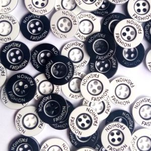 (400 PCS) Kancing Kemeja Fashion Lubang 4 (13 mili/13 cm) 15 Mili /15 cm