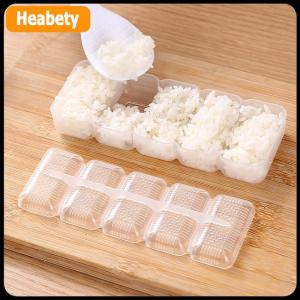 【2-3 ngày giao hàng】 5 cái bộ Sushi Nigiri Maker gạo bóng khuôn mẫu không dính Báo Chí Maker DIY Bento công cụ