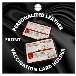 Personalized Vaccination card holder