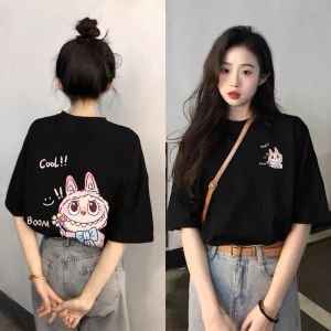 Kaos Wanita Katun Heavy Cotton Premium - Motif Labubu Edisi 2025 | COD Diskon 50% Gratis Ongkir ✔️ Kirim Kilat 24 Jam