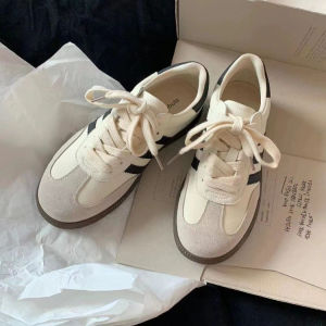 [Free Shipping] 35-42 Large Size Casual German Training Sneakers New Spring And Autumn Styles For Women Versatile Retro Single Shoes Student German Training Shoes For Women