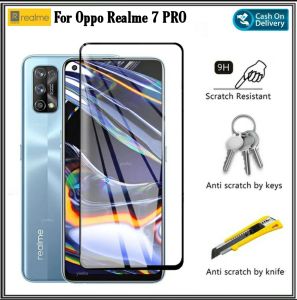 ALVA Promon Full Tempered Glass Realme 11 4G Realme 7 Pro 2020 Anti Gores Kaca Pengiriman Cepat