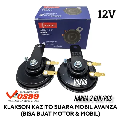 KLAKSON STANDAR KAZITO HORN SUARA MOBIL AVANZA 12V [ BISA BUAT MOBIL & MOTOR ] UNIVERSAL