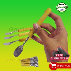 PROMO SUTIL MINI / SODET KUE / SPATULA MINI / SUSUK MINI GAGANG KAYU