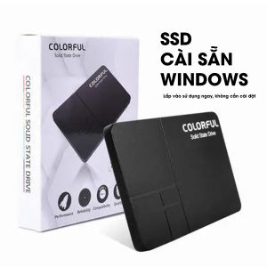 Ô cứng Colorful cài sẵn windows 7-10-11 gắn vào bật nguồn là sử dụng không cần cài win ssd 120Gb 240Gb 480Gb