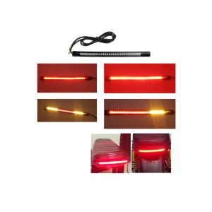 ไฟท้าย + ไฟเลี้ยว+ไฟหรี่+ไฟเบรค ในตัวแบบยางเส้นแต่งไฟท้าย LED แบบเส้น สำหรับรถมอเตอร์ไซค์(0087)