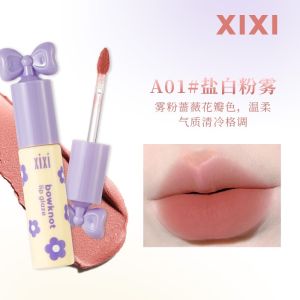 สินค้าขายดี ลิปกลอสเนื้อกำมะหยี่เนื้อแมท xixi ไม่ติดถ้วยง่าย No.D776