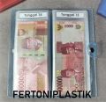 Dompet Disiplin Keuangan Bulanan / Dompet Tabungan Uang Bulanan / Dompet Budgeting Bulanan Transparan 32 Slot. 
