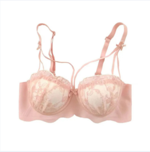 Lavender.thai ชุดชั้นในลูกไม้ เซ็กซี่  สำหรับผู้หญิง มีคุณภาพดี ไร้โครง ฟองน้ำบาง #B07