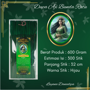 Dupa Aji Bunda Ratu Ukuran 600 Gram Aroma Sedap Malam By Layana Danadipa