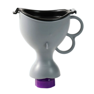 รถแคมป์ปิ้งปิดได้อย่างปลอดภัยขวดใส่ปัสสาวะสำหรับผู้ชายผู้หญิงเด็กเดินทางผจญภัยกลางแจ้งชามป้อนอาหารเด็กกันรั่วไหลด้ามจับตามหลักสรีรศาสตร์