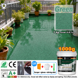【0 Formaldehyde】Epoxy Floor Paint Floor colored sand floor paint cat lantai simen Indoor and outdoor home renovation paint for factory buildings wear-resistant and anti-skid