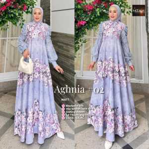 Dress jumbo Aghnia #2/dress wanita Busui/Dress pesta kondangan/baju wanita murah/Gamis jumbo LD 110/dress terkini 2023