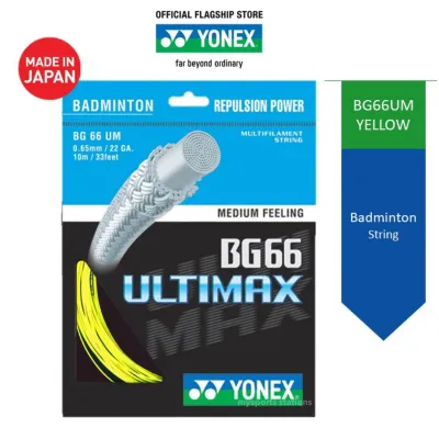 Yonex BG66 Ultimax Badminton String | Tali Badminton | 100% Authenric (Ready Stock)