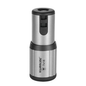 กล้องส่องทางไกลตาเดียวขนาดกะทัดรัดแบบซูมขนาดพกพาความละเอียดสูง7X18 (ยังเหมาะสําหรับคัดลอกธนบัตร/อ่านกระดานดํา) (ขายดีที่สุด5ดาว)