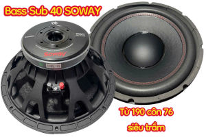 Loa bass sub 40 SOWAY - giá 1 cái - phi 190 côn 76 - xương gang đúc - hàng nhập khẩu