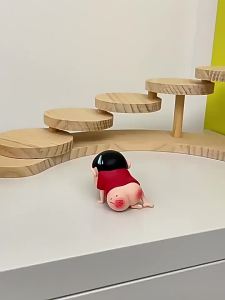 AUEMO Cute home and car decor a trendy toy figurine a blind featuring a chubby wax crayon-style character perfect as a gift