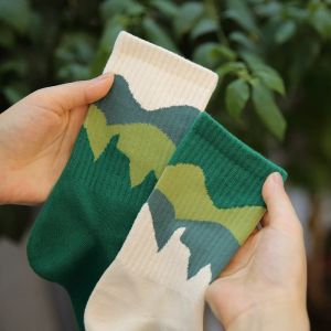 Long socks Japanese street style personality AB mid-tube socks male student couple sports cotton socks