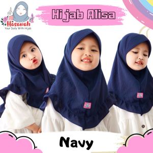 Hijab anak Alisa bergo jilbab anak kerudung 1-8 tahun