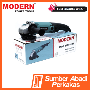 MODERN SIM-100B Mesin Gerinda Tangan 4 Inch Angle Disc Grinder Gurinda Grenda Grinda Listrik SIM100B SIM-100 B