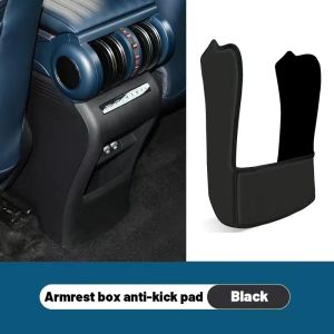 High quality for BYD Atto 3 Yuan Plus 2022 2023 2024 Car Dedicated armrest box anti kick pad rear air vent Microfiber Leather protection cover pad car interior accessories