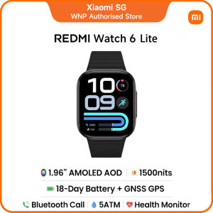 REDMI Watch 6 Lite | 1.96 AMOLED display 150+ sport modes Built-in GNSS Local warranty