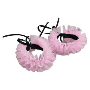 Classical Elizabethan Neck Ruff False Collar Faux Ruffled Wrist Cuffs Set for Cosplay Event and Historical Reenactments