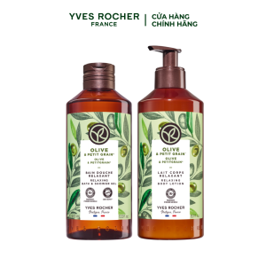 Combo Sữa tắm và Sữa dưỡng thể thiên nhiên Yves Rocher 400mlx390ml (nhiều mùi)