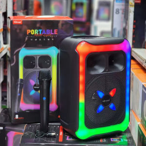 ลำโพงบลูทูธ ดอก8นิ้ว KTS-2452 เสียงดี แถมไมค์ลอย1ตัว ปรับไฟได้ 12W เพิ่ม-ลดเสียงได้ เชื่อม2เครื่องได้ ลำโพงเบสแน่น รองรับAUX TF USB มีแบตในตัว