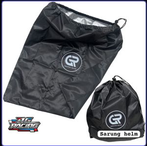 SARUNG HELM / TAS PENYIMPANAN HELM WATERPROOF SARUNG MODEL TALI SERUT HITAM TAS SERUT ANTI AIR QUALITY AKSECORIS PENYIMPAN HELM SARUNG HELM TINGGAL PAKAI
