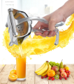 (CHAINSTORE) Instant Lemon Squeezer and Fruit Juicer Aluminum Alloy Presser. 