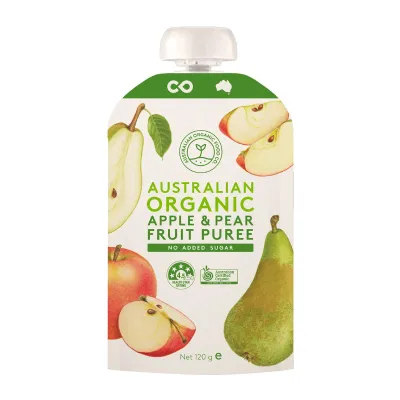 Australian Organic Food Co. Apple Pear Fruit Puree
