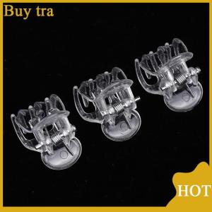 [Buytra] 50ชิ้นโปร่งใส6กรงเล็บกล้วยไม้คลิปพลาสติกผีเสื้อดอกไม้ใสรองรับผู้ให้บริการที่ชัดเจนสำหรับสวนเถาลำต้นพืชปีน