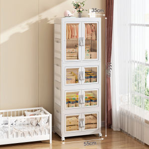 Lemari Pakaian Susun Gantung Lemari Pakaian Plastik Lipat Multifungsi Lemari Pakaian Pengatur Multifungsi Kotak Penyimpanan Storage Box