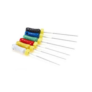 AG 6Pcs/Box Teeth Root Cannal Endo H File 21mm 25mm 31mm Stainless Steel Endodontic Instruments