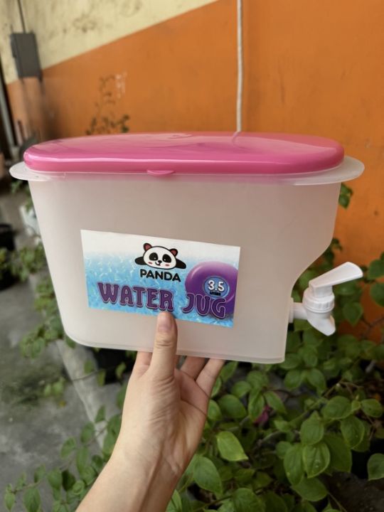 LHK 3.5 Ltrs Plastic Water Jar Dispenser Drinks Dispenser for ice juice