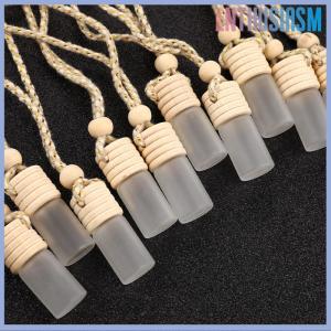 【Enthusiasm】🌟🌟【Hot Sale】🎈 10pcs 5ml Car Perfume Bottle for Essential Oils Air Freshener Perfume Pendant