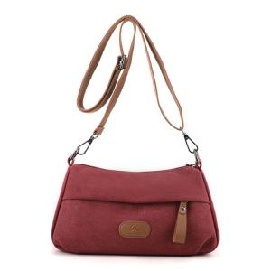Fashionable Canvas Crossbody Bag for Women Chic Messenger Bag for Shopping and Office