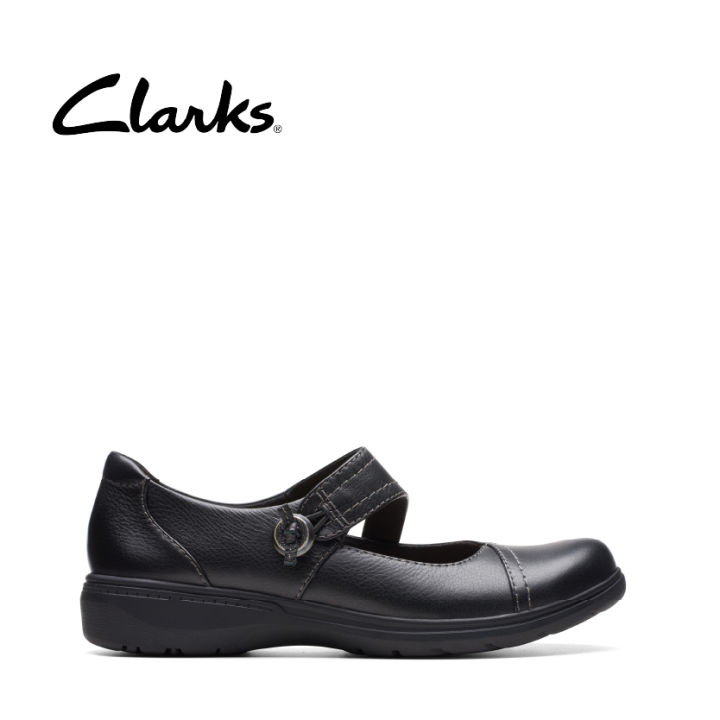 Clarks Womens Carleigh Jane Black Leather Lazada