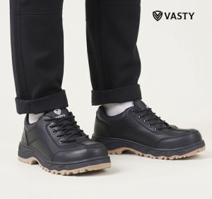 Sepatu Kerja Safety Boot  Sepatu Boots Ujung Besi Pria Safety sepatu boots tali Tracking Hiking Anti Air VASTY ST. 31