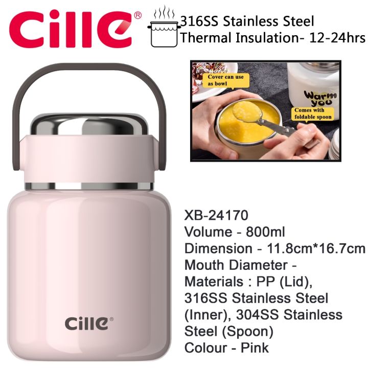 Cille%20560ml/800ml/1.2L%20316SS%20Portable%20Thermal%20Cooker%20Food%20Container%20Lunch%20Box%20%5BDouble%20Wall%5D%20-%20Image%2010