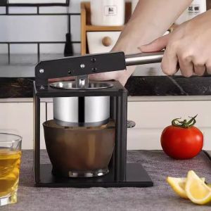 VERMILL Manual Press Juice Fruit Squeezer Multi Functional Stainless Steel Juice Machine Portable Orang Juicer Household