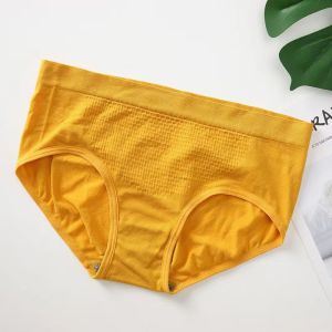 OCSHEAN กางเกงในเอวสูงไร้รอยต่อสำหรับสตรี  เนื้อผ้ารังผึ้งสำหรับ Comfort และซัพพอร์ต