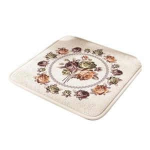 Ghế cao su non đệm họa tiết hoa vuông ghế Pad nâng đỡ thoải mái cho ghế văn phòng chống trượt chức năng