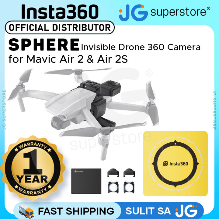 Insta360 Sphere Invisible Drone 360 Camera 5.7K Video f2.0 HDR with Drone GPS Signal