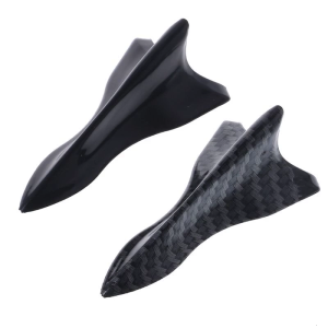 Diffuser Shark-Fin Rear Window Roof Spoiler for Universal Car Truck SUV Wing Air Vortex Generator Carbon Fiber Pattern