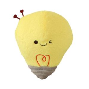 Bulb Plush Toy Soft Chicken Shape Infant Sensory Stimulation Baby Shower Gift White